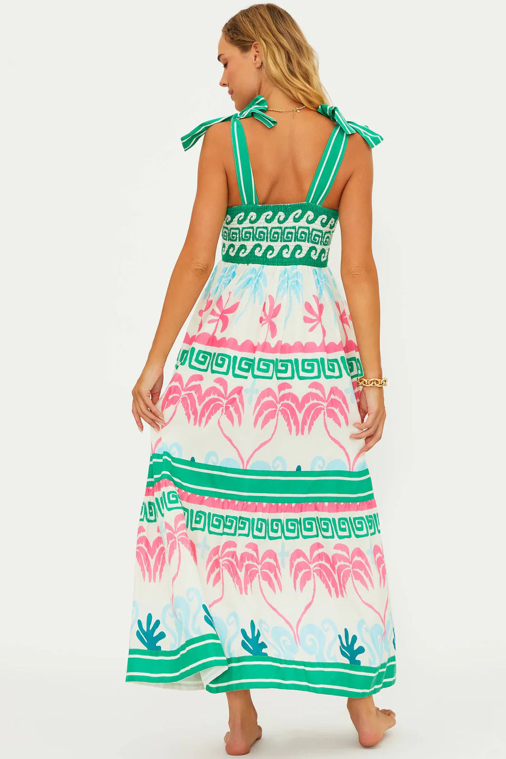 Beach Riot Cami Dress in Tropical Palm