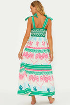 Beach Riot Cami Dress in Tropical Palm