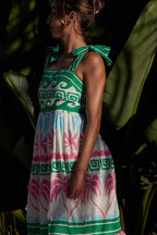 Beach Riot Cami Dress in Tropical Palm