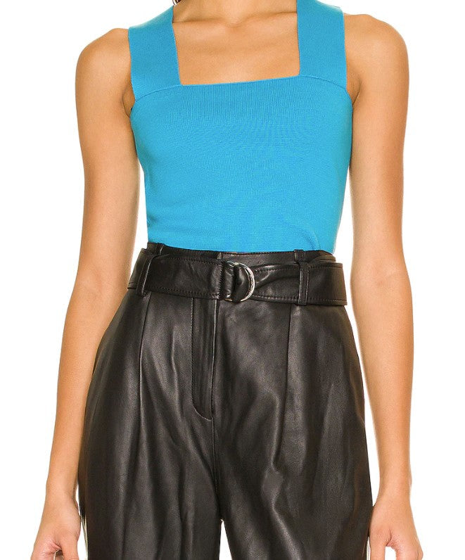 525 Wide Strap Square Neck Tank