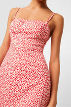 French Connection Elao Printed Whisper Sweetheart Dress