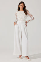 ASTR The Label Bryne Floral Applique Top
