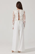 ASTR The Label Bryne Floral Applique Top