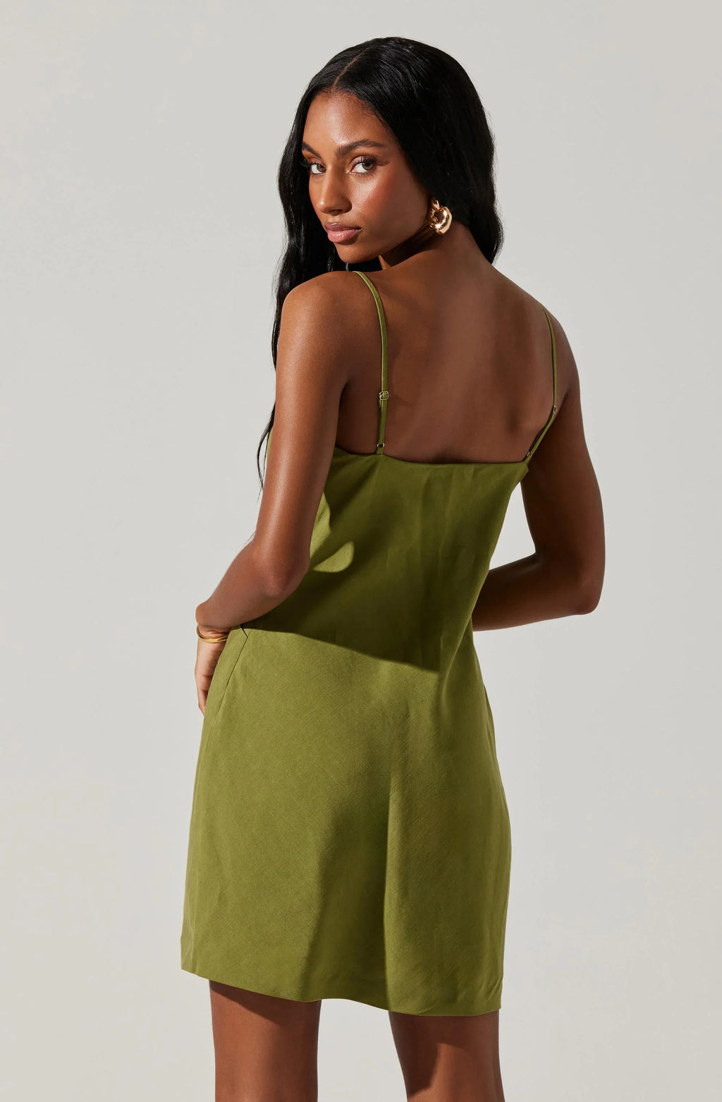 ASTR The Label Isadora Draped Mini Dress