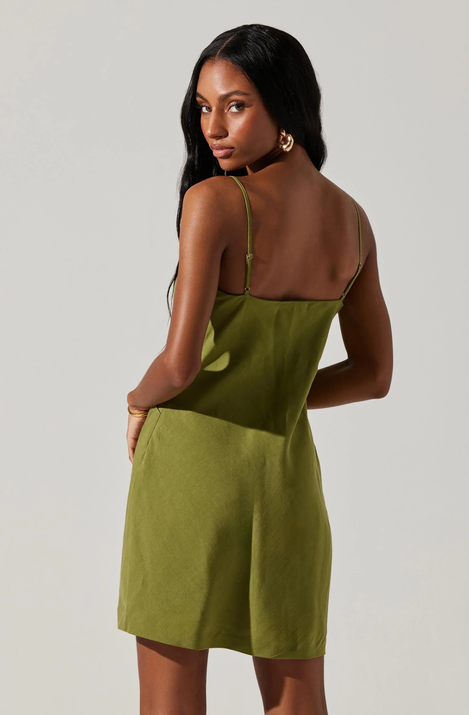 ASTR The Label Isadora Draped Mini Dress