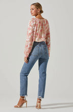 ASTR The Label Kamari Floral Burnout Top