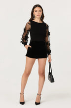 ASTR The Label Meagan Floral Applique Sweater