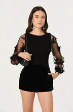 ASTR The Label Meagan Floral Applique Sweater