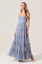 ASTR The Label Mireya Bustier Tulle Maxi Dress