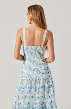 ASTR The Label Pellagia Floral Eyelet Midi Dress