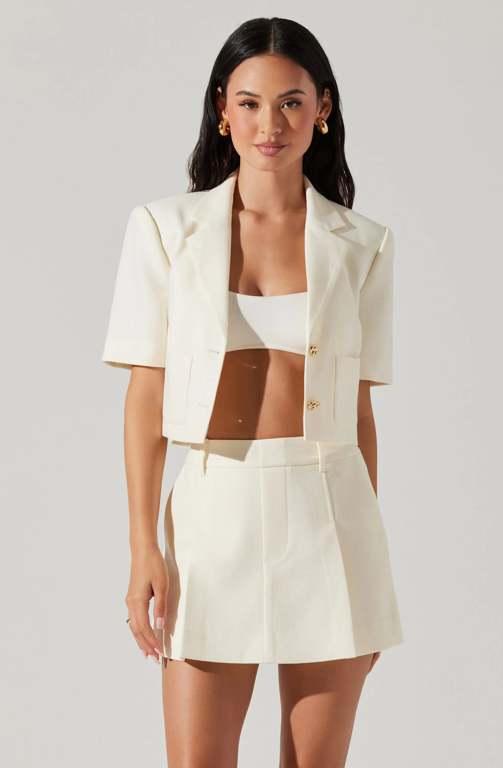 ASTR The Label Jhene Pleated Skort