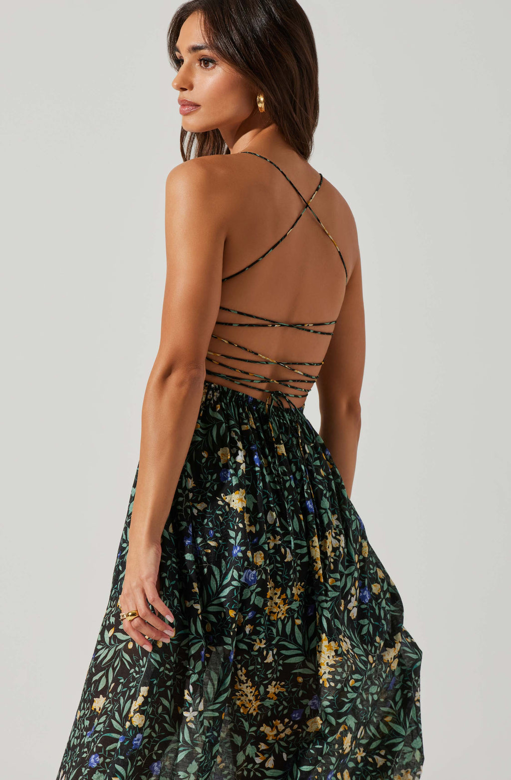 ASTR The Label Stasia Smocked Dress