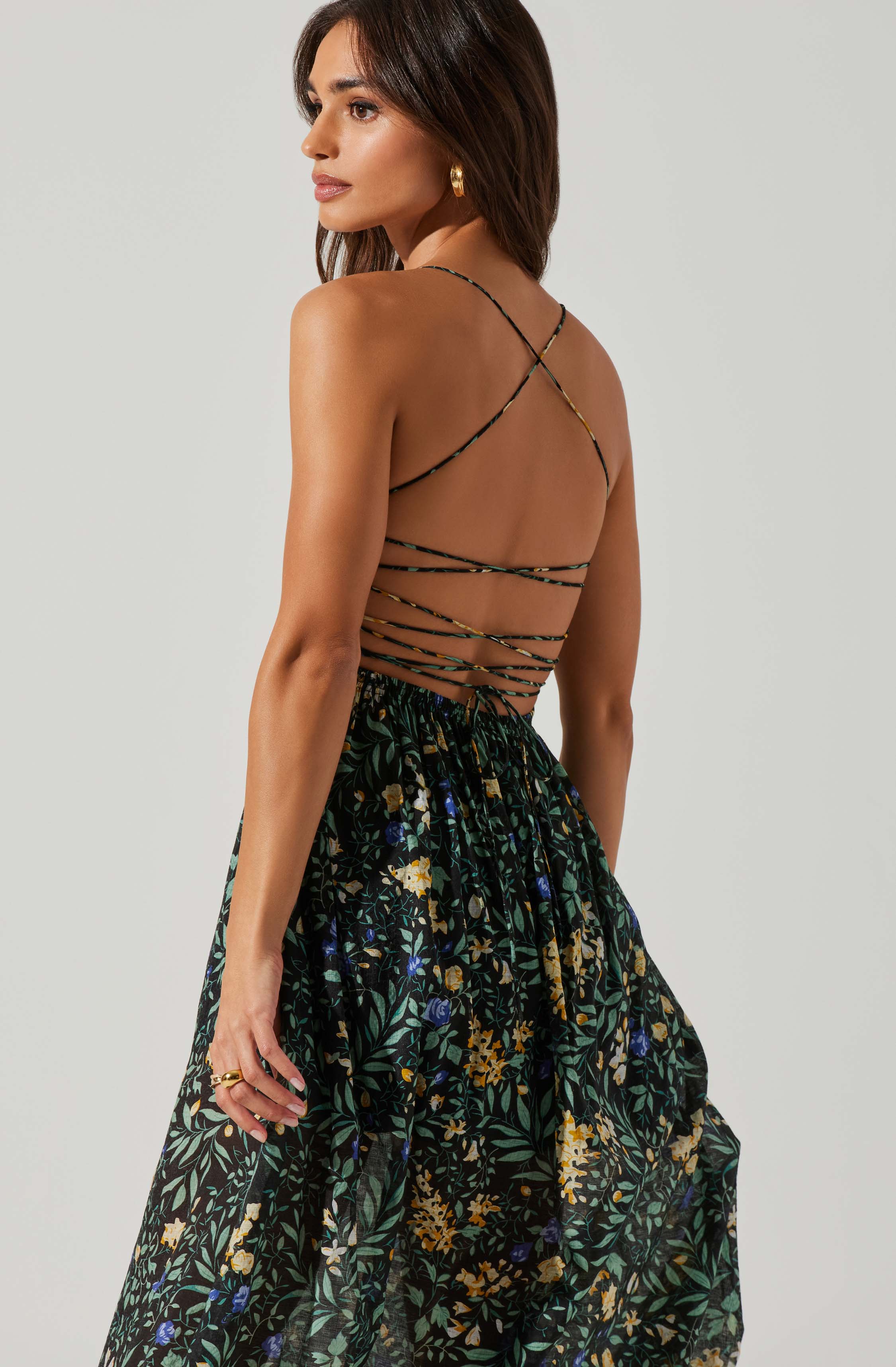 ASTR The Label Stasia Smocked Dress
