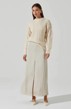 ASTR The Label Vitella Satin Maxi Skirt