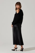 ASTR The Label Windey Satin Maxi Skirt