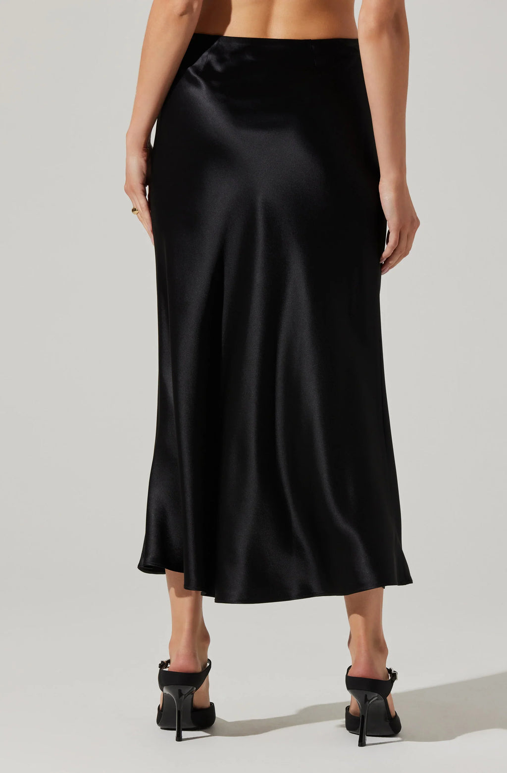 ASTR The Label Windey Satin Maxi Skirt