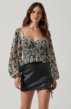 ASTR The Label Prudence Floral Peplum Top