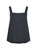 Soella French Linen Top Charcoal