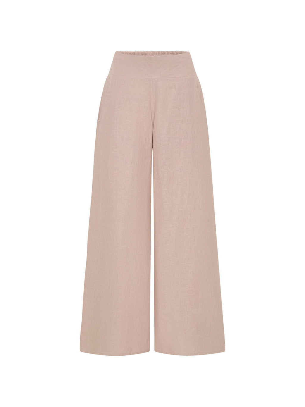 Portillo French Linen Pants Tea Rose