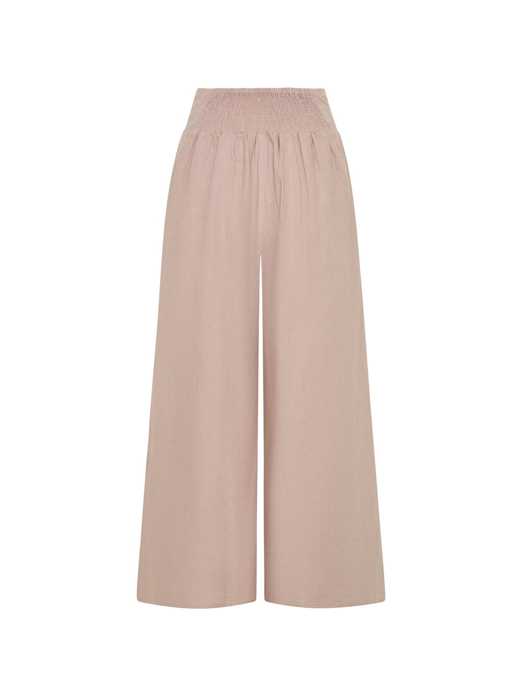 Portillo French Linen Pants Tea Rose