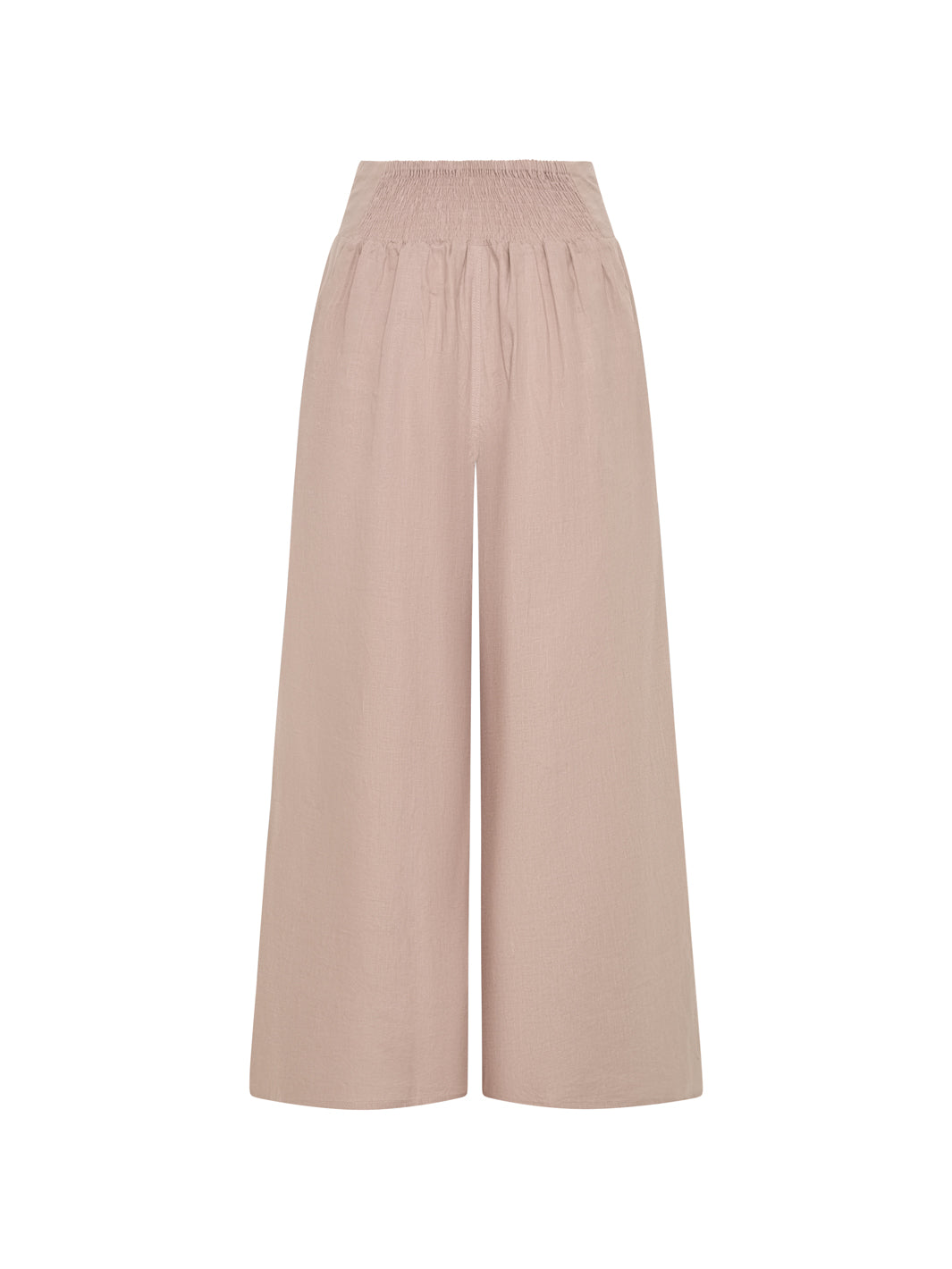 Portillo French Linen Pants Tea Rose