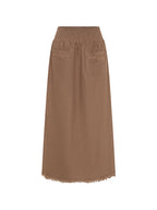 Aurora French Linen Skirt Cinnamon