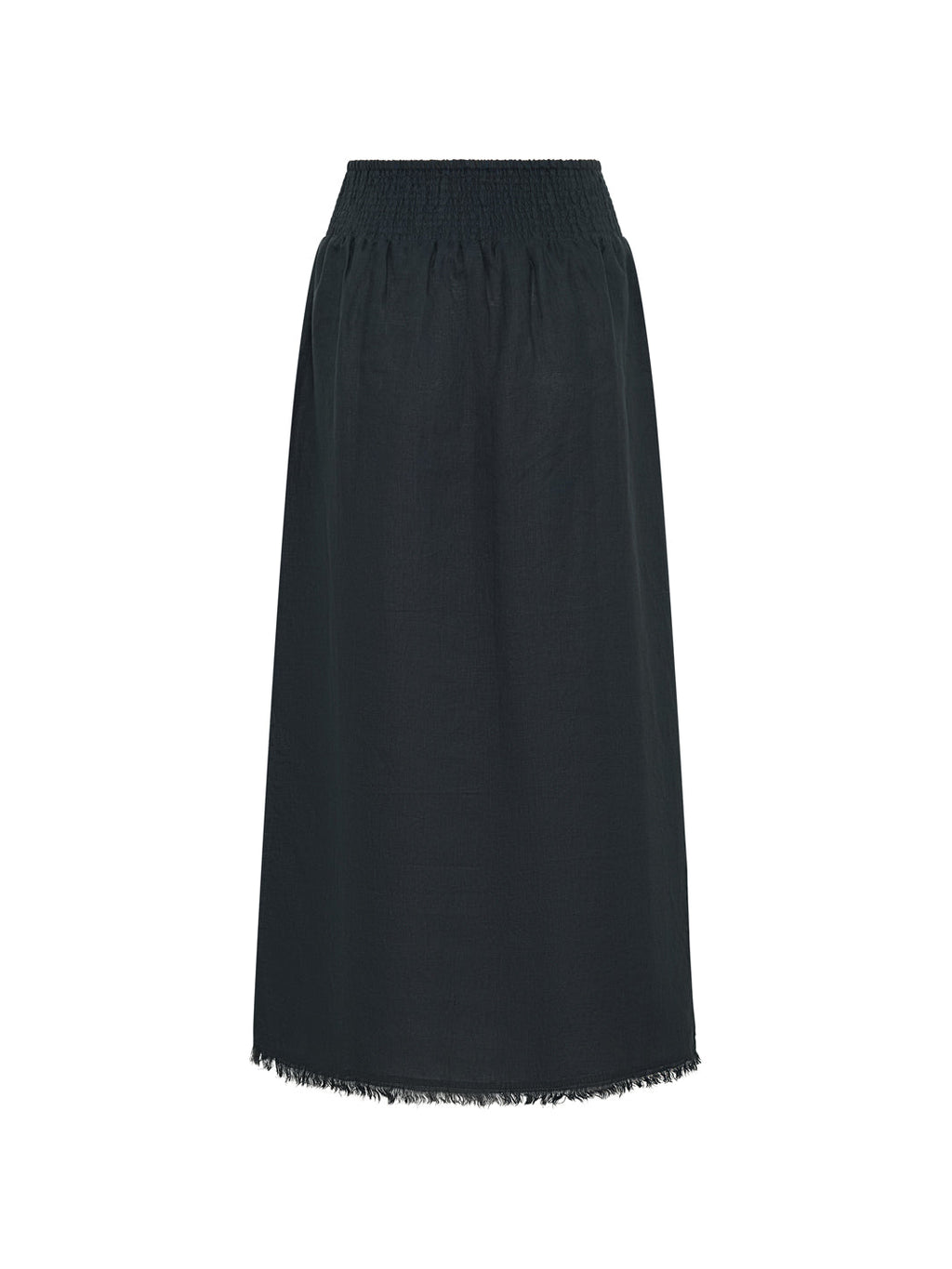 Aurora French Linen Skirt Charcoal