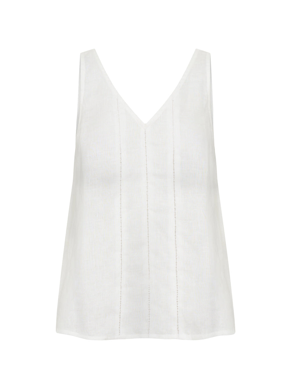 Giana French Linen Top White