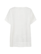 Costa French Linen and Cotton Top White