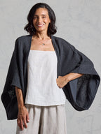 Bloom Cotton Shrug Charcoal