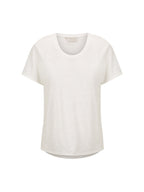Clovelly French Linen T-Shirt Coconut