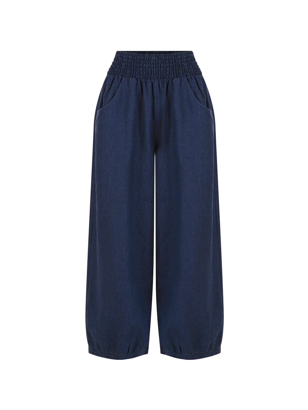 Sadhu French Linen Pants Navy