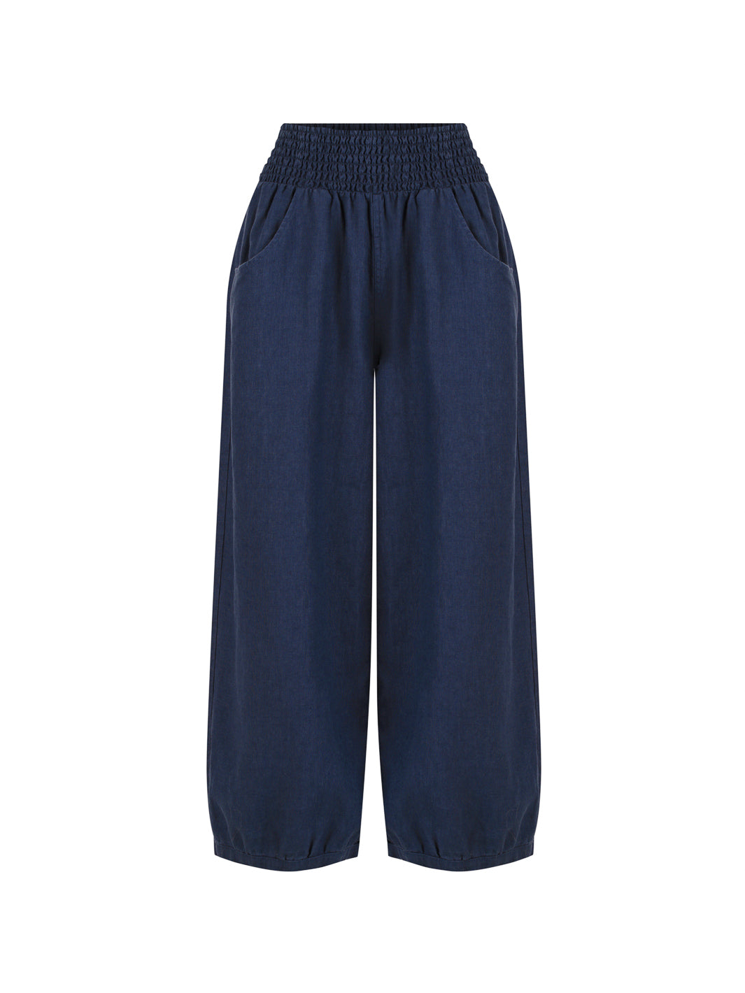 Sadhu French Linen Pants Navy