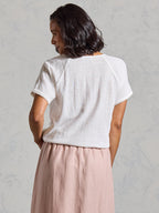 Daisy Organic Cotton Blouse Ivory