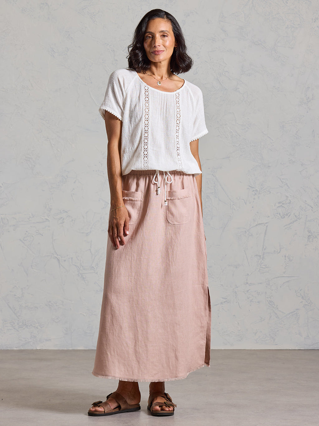 Daisy Organic Cotton Blouse Ivory