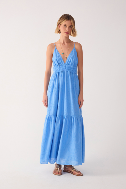 Dress To Mia Tiered Maxi Dress