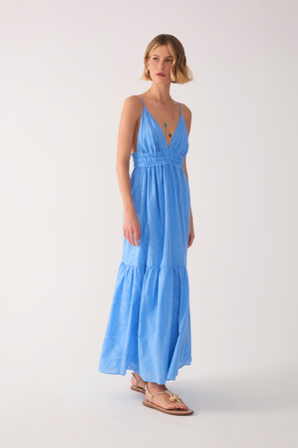 Dress To Mia Tiered Maxi Dress