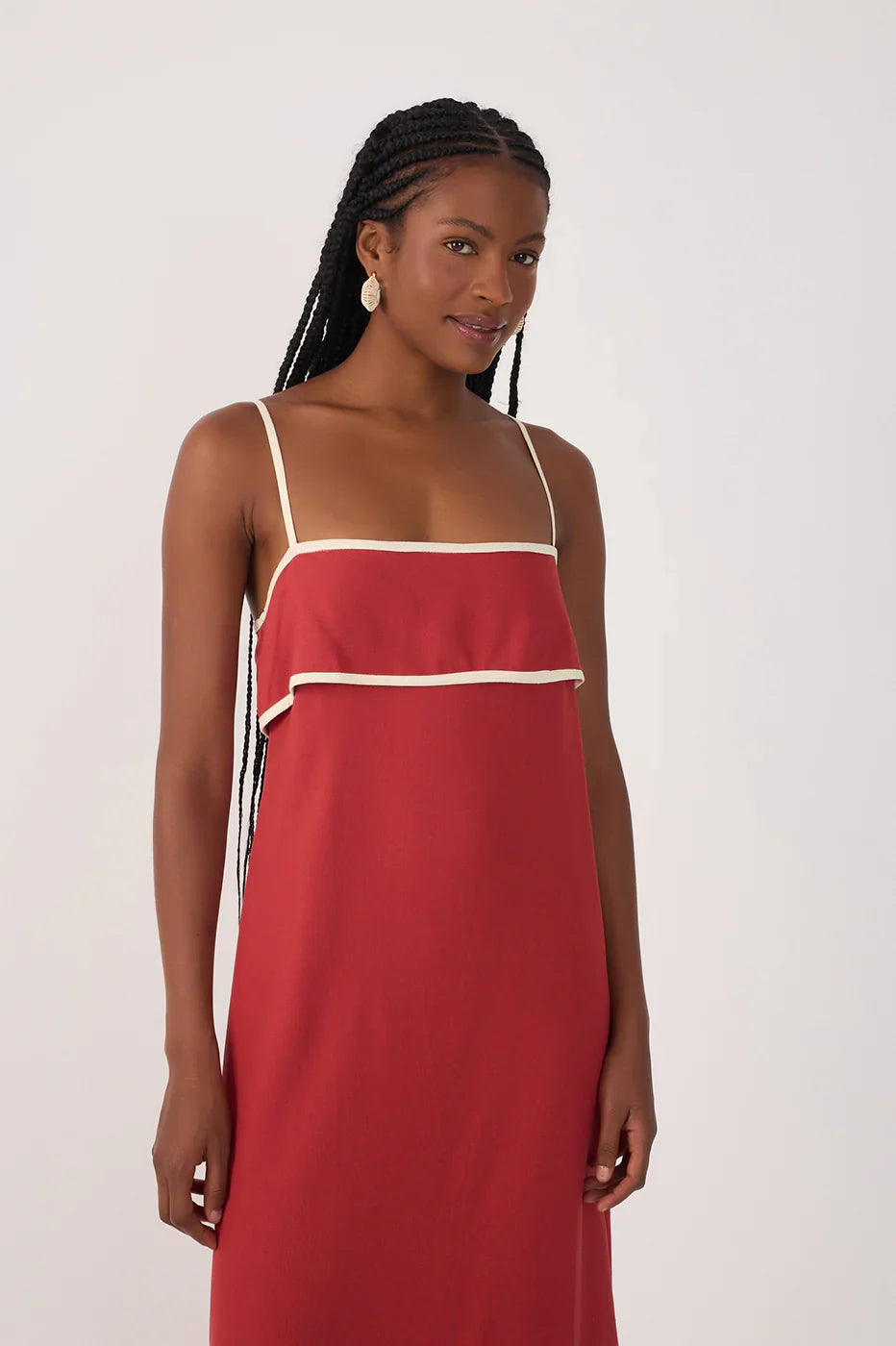 Dress To Red Sunset Midi Dress