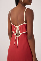 Dress To Red Sunset Midi Dress