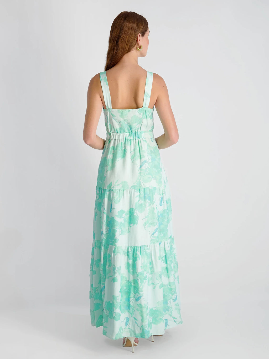 French Connection Cooper Linen Sophie Fleur Maxi Dress