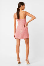 French Connection Elao Printed Whisper Sweetheart Dress