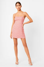 French Connection Elao Printed Whisper Sweetheart Dress