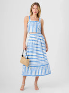 French Connection Structured Taffeta Midi Skirt