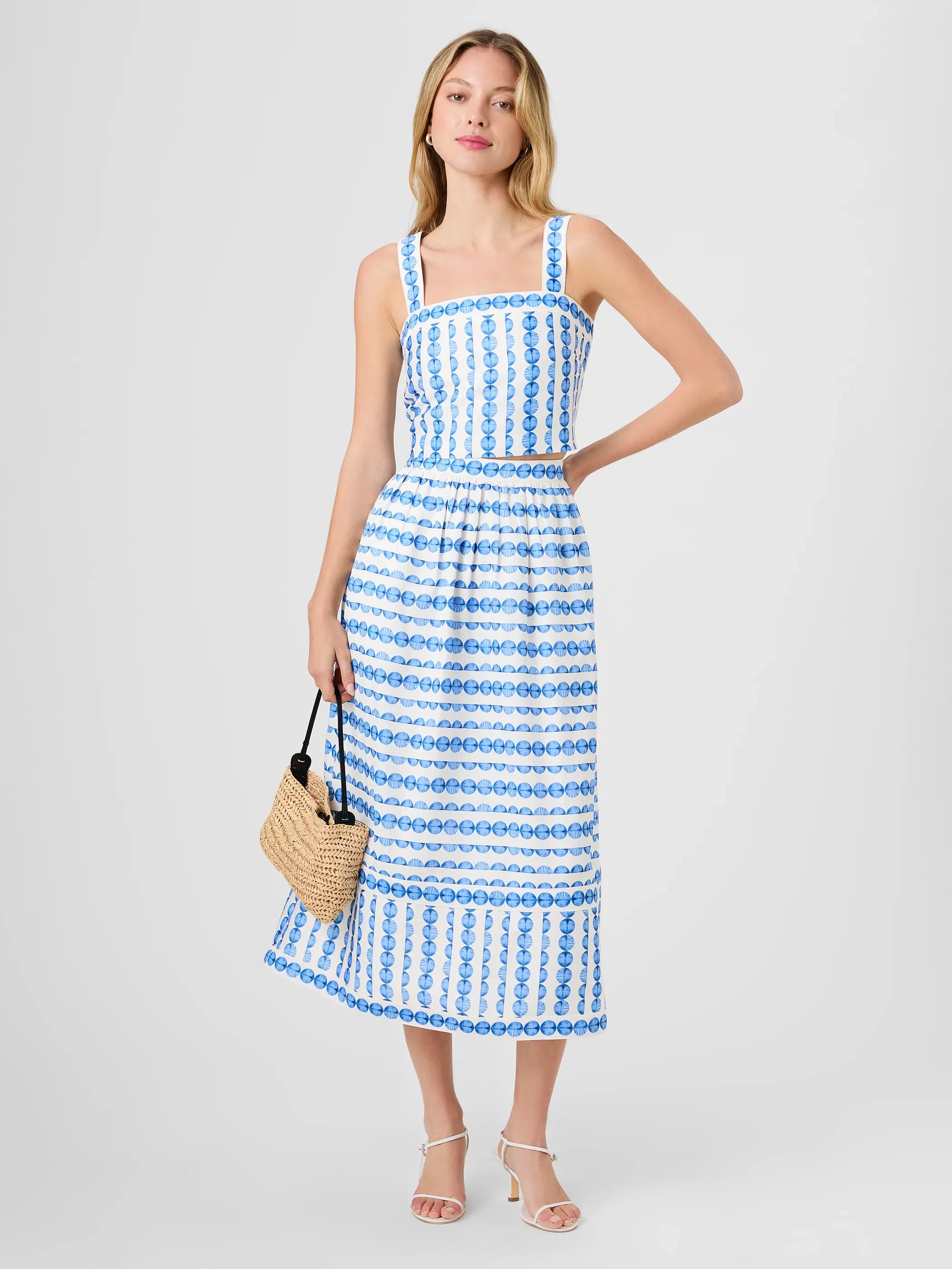 French Connection Structured Taffeta Top