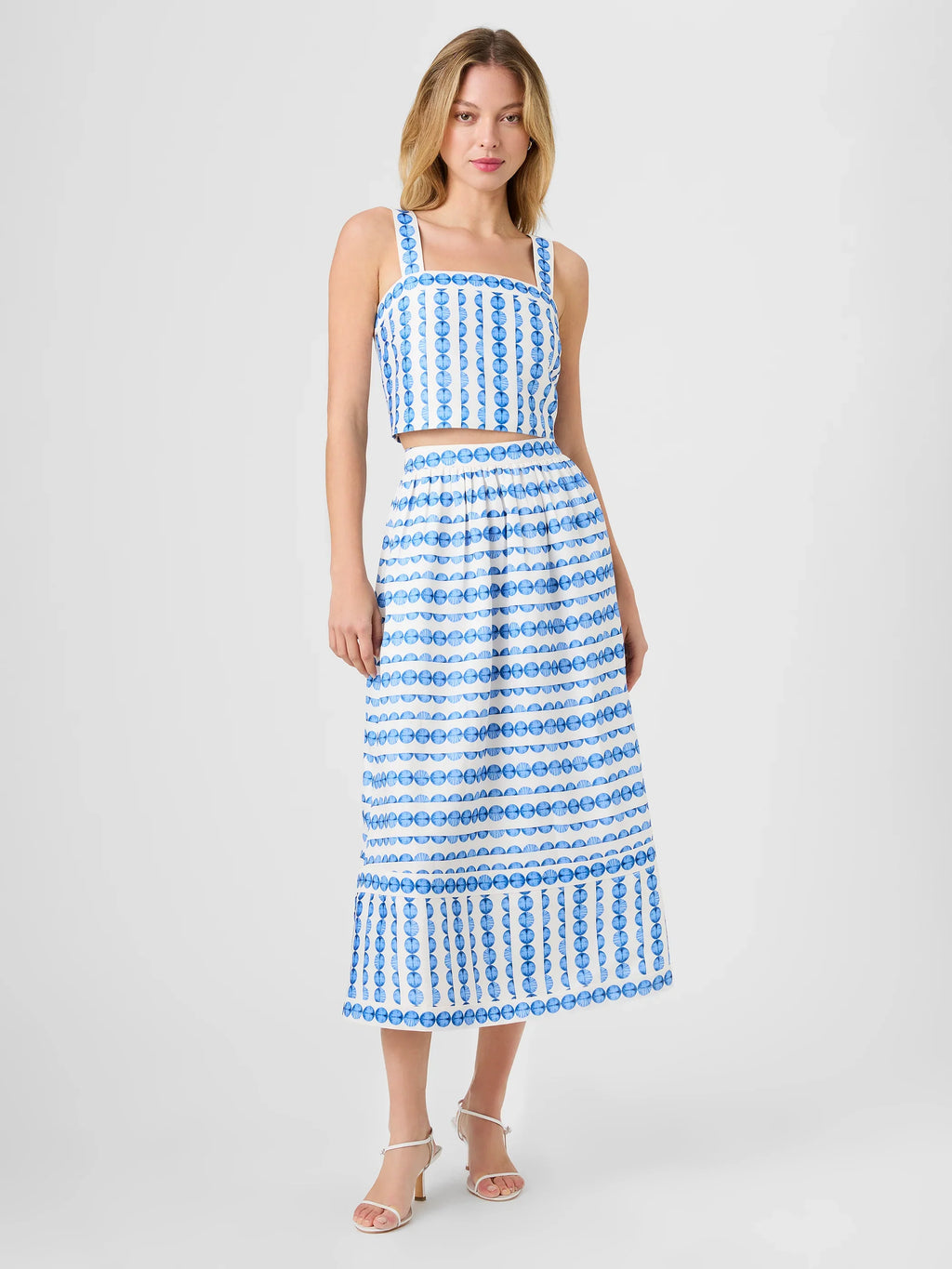 French Connection Structured Taffeta Top
