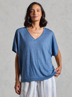 Iris Jersey T-Shirt Aegean Blue