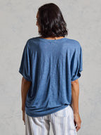 Iris Jersey T-Shirt Aegean Blue
