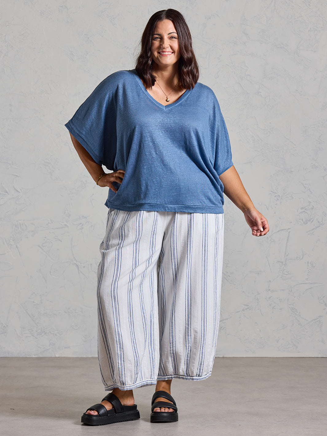 Iris Jersey T-Shirt Aegean Blue