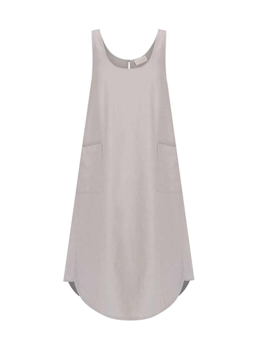 Laurel French Linen Dress Fog