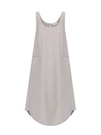 Laurel French Linen Dress Fog
